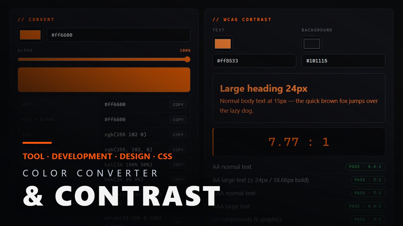 Color Converter & Contrast