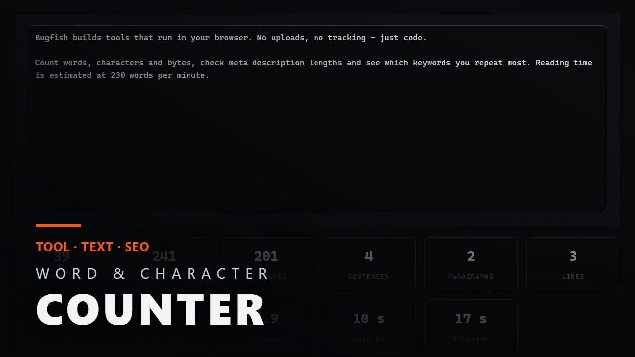 Word & Character Counter