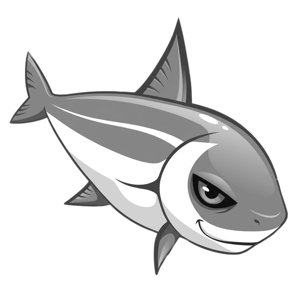 Suitefish Logo - Monochrome