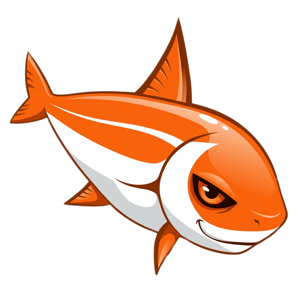 Suitefish Logo - White